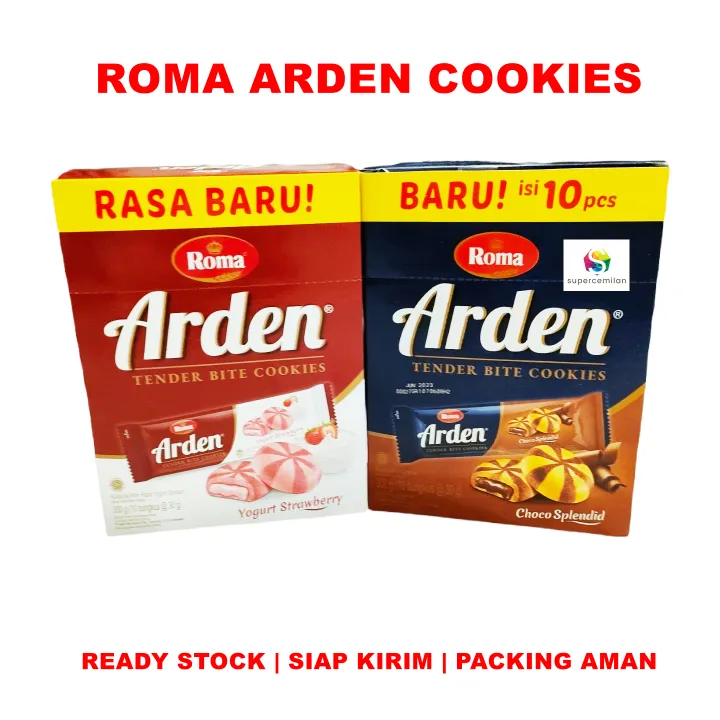 Roma Arden Choco Splendid Yogurt Strawberry Cookies Isi Pcs