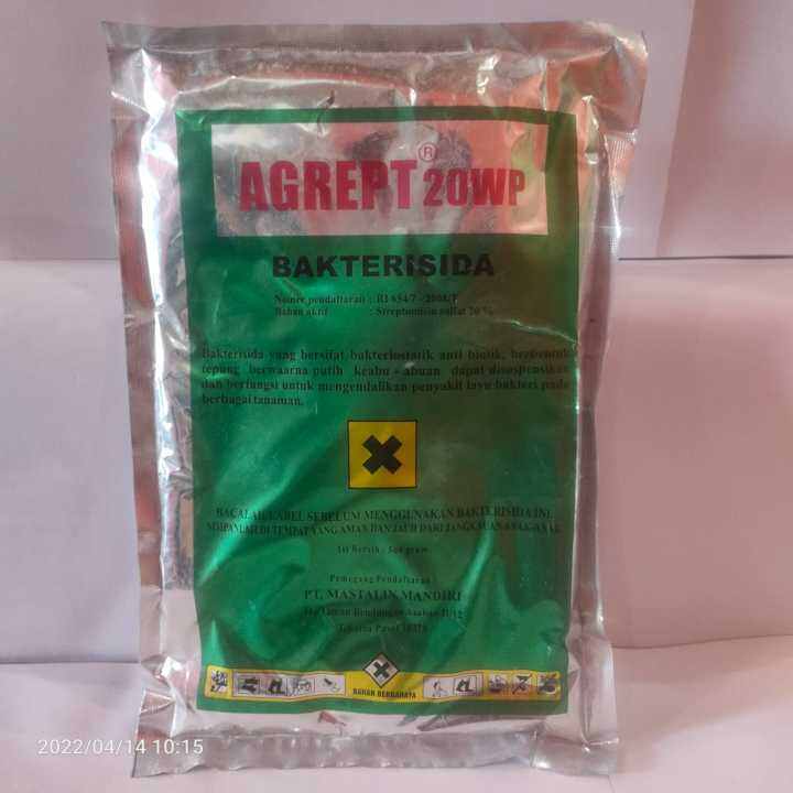 Bakterisida Obat AGREPT 20 WP 500 Gram Untuk Mengendalikan Penyakit