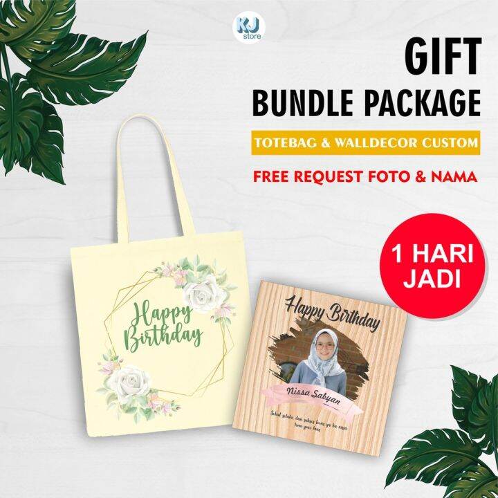 Kado Wisuda Tote Bag Graduation Murah Hadiah Tas Totebag Ulang Tahun