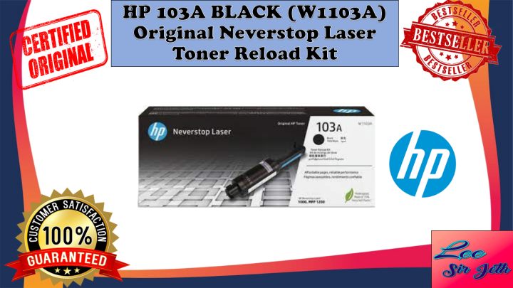 Hp A Black W A Original Neverstop Laser Toner Reload Kit