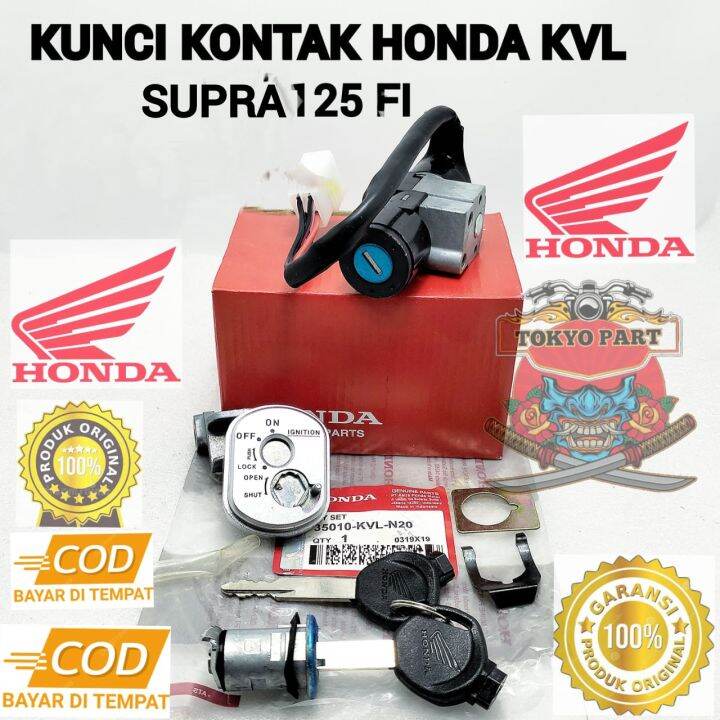 ORI BERGRANSI KUNCI KONTAK ASSY KEY SET KONCI KONTAK ORI HONDA KVL