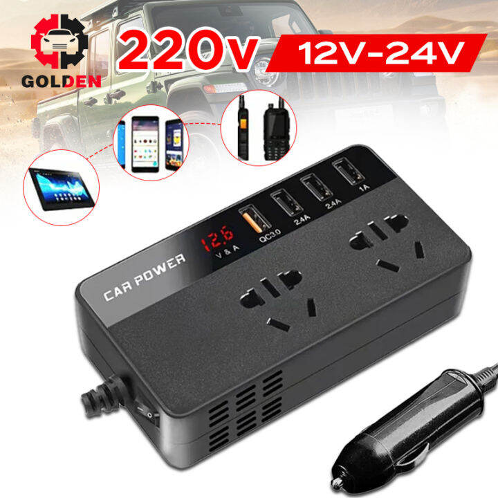 Inverter Mobil Konverter Universal Adaptor Daya Car Power Inverter