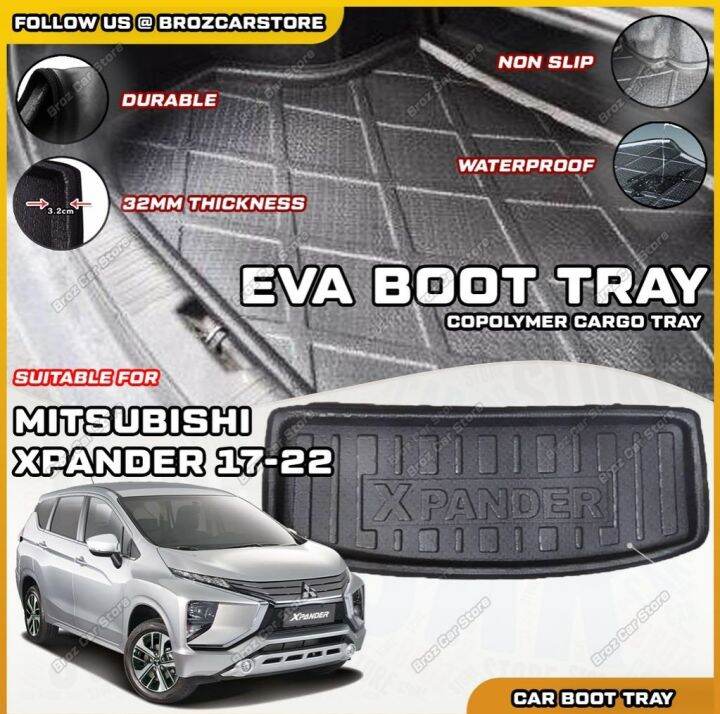 For Mitsubishi Xpander 17 22 EVA Copolymer Car Boot Tray Luggage