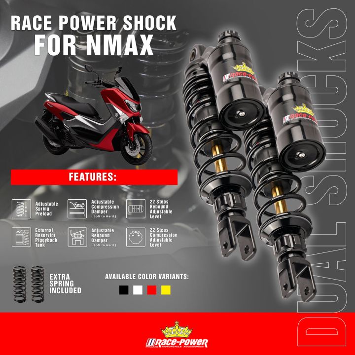 Race Power Shocks 305mm For Nmax V2 Aerox V1 V2 Lazada PH