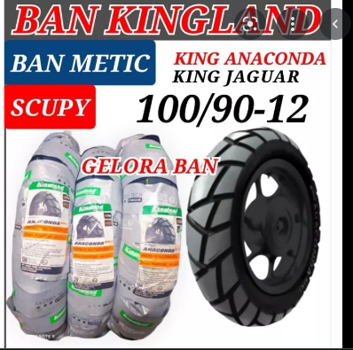 Ban Tubles Kingland King Jaguar Rtx Ukuran Ban Motor