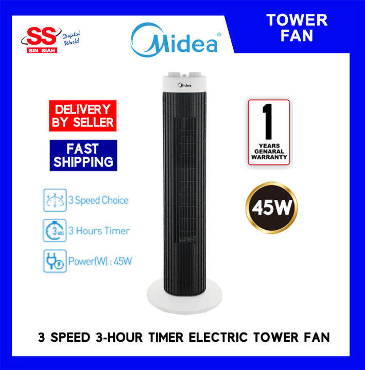 Midea Tower Fan With Speed Setting Mtf K Lazada