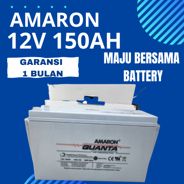 Aki Baterai UPS Solar Panel Vrla Gel 12v 150ah Amaron Quanta Vrla