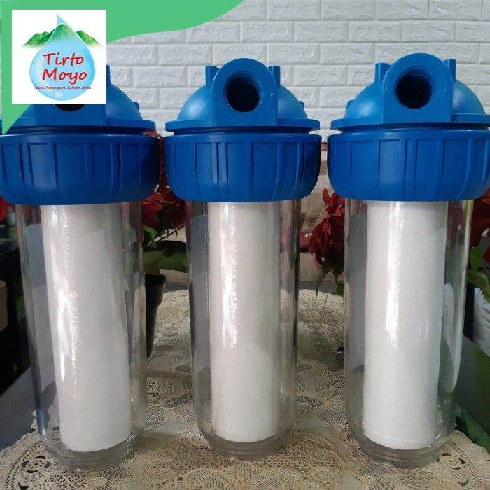 3 Set Filter Saringan Air PENGUIN PBF10 PRO Isi PP CTO RESIN