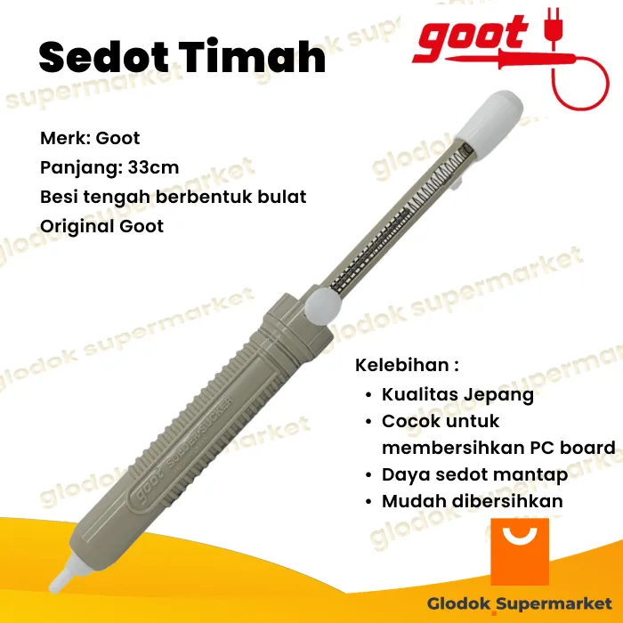 Sedot Timah Goot GS100 Desoldering Pump GS 100 Penyedot Timah Panjang