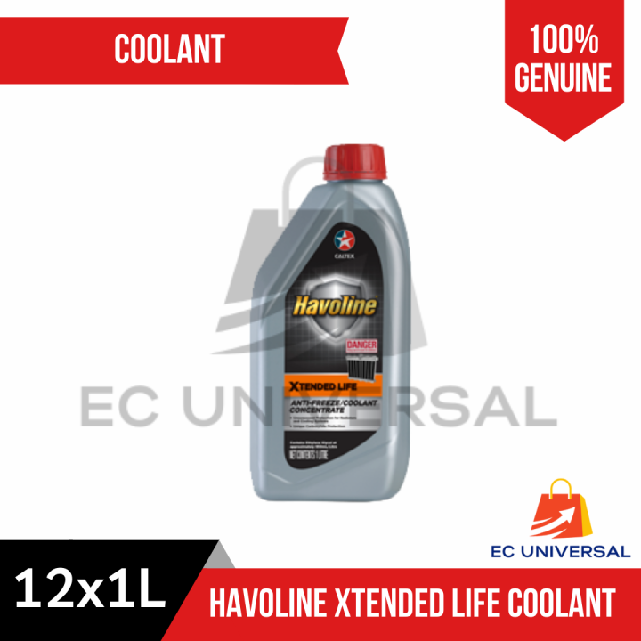 Havoline Xtended Life Antifreeze Coolant Concentrate X L Liters