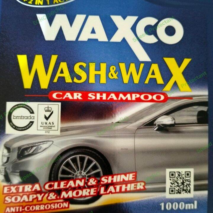 Waxco Wash Wax Car Shampoo Shampoo Mobil Ml L Lazada