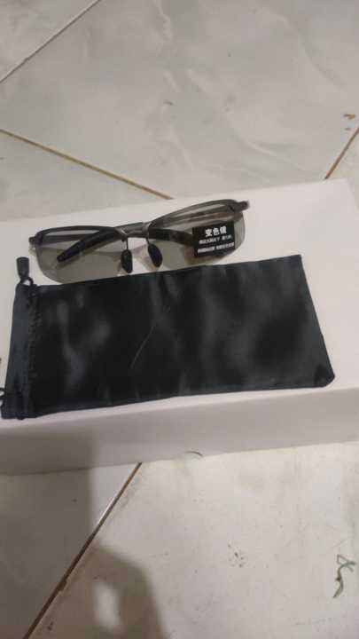 Original Kacamata Photocromic Polarized L Polaroid Anti Silau Uv Siang