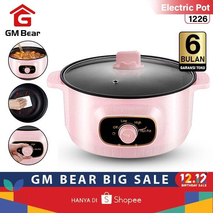 Gm Bear Panci Listrik Serbaguna Cm Multifunction Electric Cooking Pot