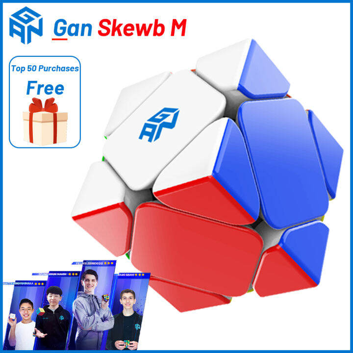 Top GAN Skewb M Magnetic Magic Speed Cube Stickerless Professional