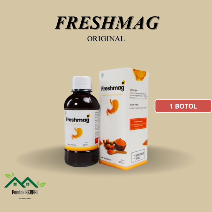 Freshmag Madu Herbal Original Untuk Asam Lambung Dan Maag Lazada