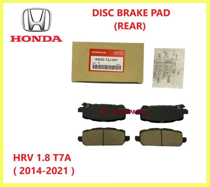 100 ORIGINAL HONDA HRV 1 8 T7A REAR DISC BRAKE PAD 43022 T2J H01