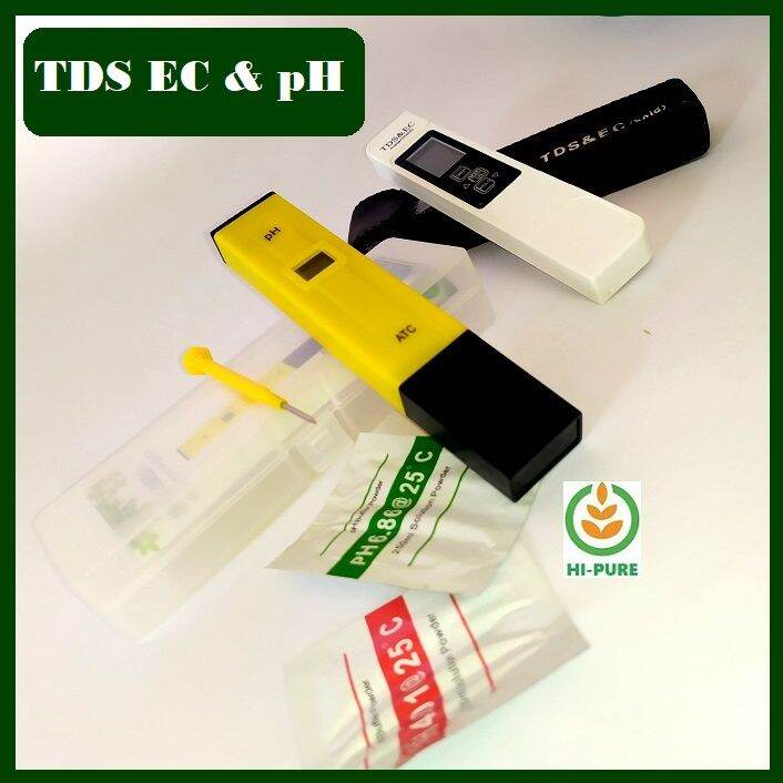 Paket Alat Ukur Kualitas Air Tds Ec Meter Dan Ph Meter Digital