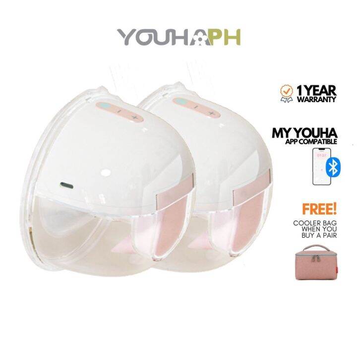 UPGRADED Youha Gen2 App Handsfree Wearable Electric Breast Pump The