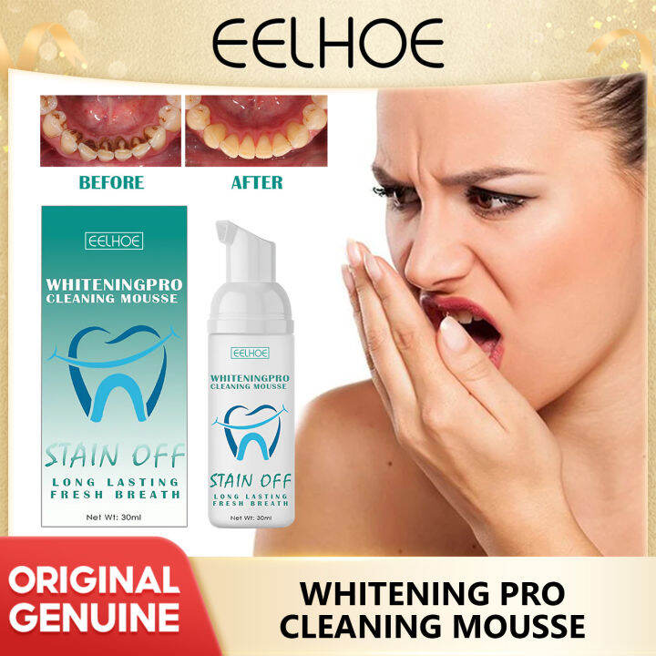 Eelhoe Whiteningpro Cleaning Mousse Foam Baking Soda Teeth Deep