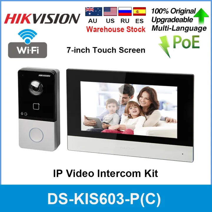 Hikvision Ip Video Intercom Kit Ds Kis P C Original Ds Kv Wpe