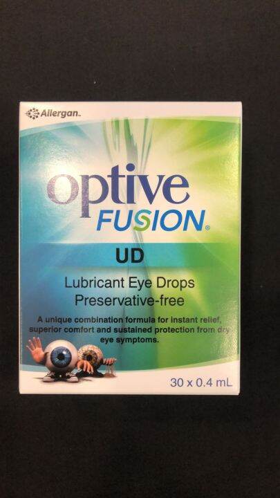 Optive Fusion Lubricant Eye Drops X Ml Lazada