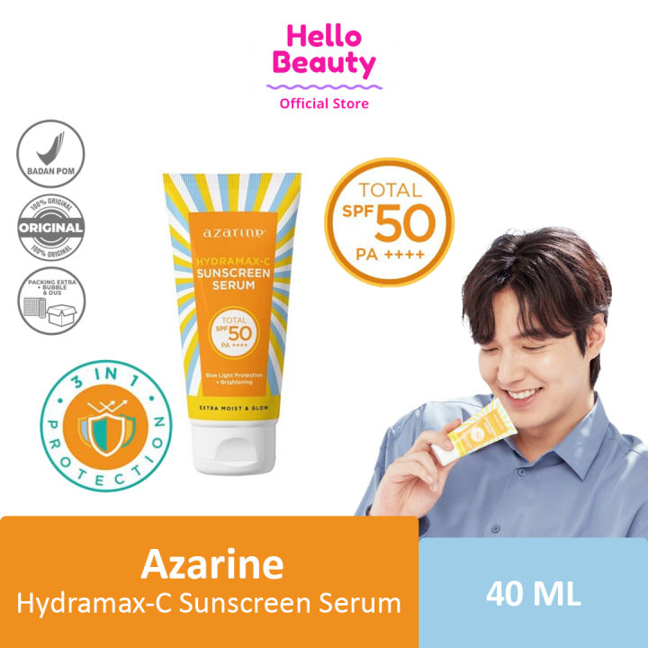 AZARINE Hydramax C Sunscreen Serum SPF 50 PA 40ml Lazada Indonesia