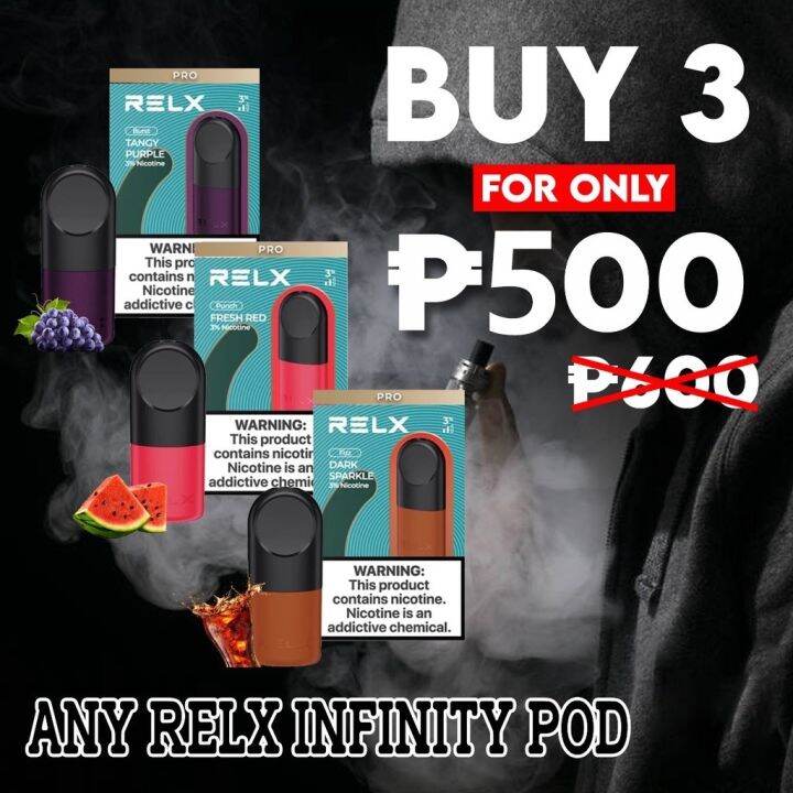 Cod Relx Infinity Pods Any For Vape Pods Juice Pro Lazada Ph