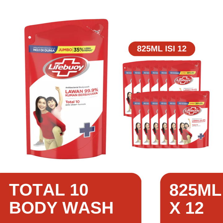 Lifebuoy Sabun Cair Sabun Mandi Antiseptik Total Dengan Activ