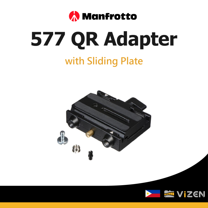 MANFROTTO 577 QR Adapter With Sliding Plate Lazada PH