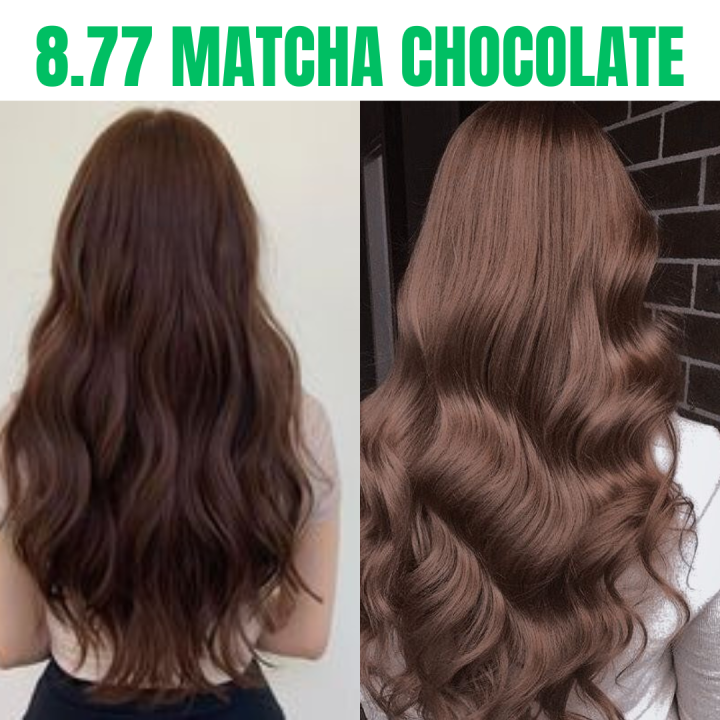 Bremod Matcha Chocolate Hair Color Set With Oxidizing Ml