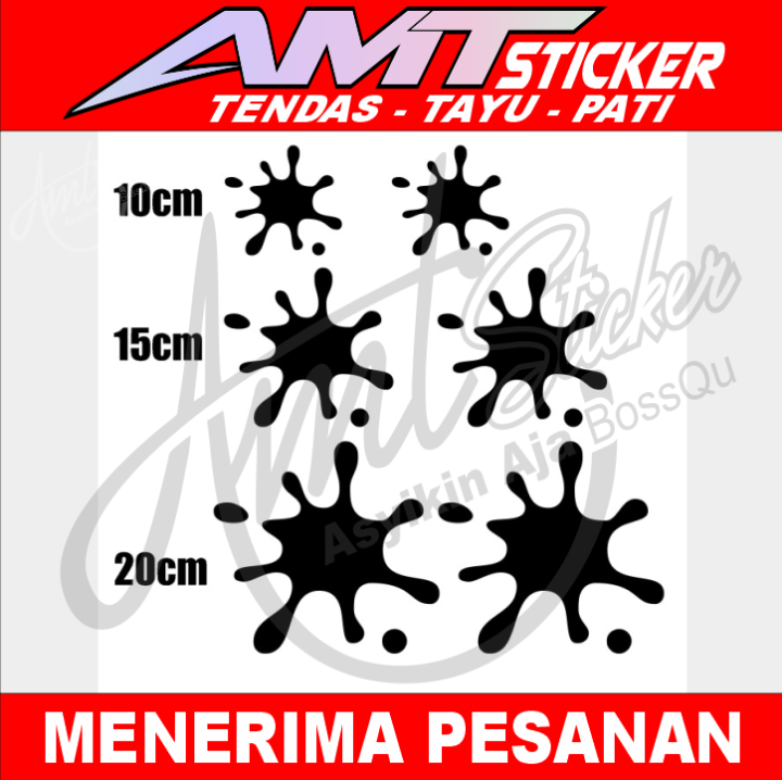 Stiker Cutting Variasi Mobil Motor Stiker Crot Cipratan Air Lazada