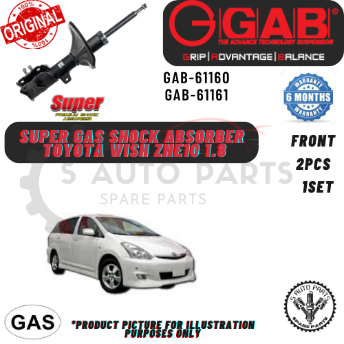 Toyota Wish Zne Front Pcs Original Gab Super Gas Shock