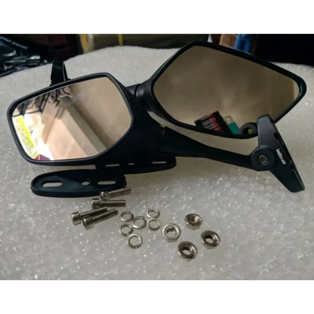 Ready Stock R3 R25 Nmax Cbr 200rs Rusi Sigma Gamma Side Mirror Clear