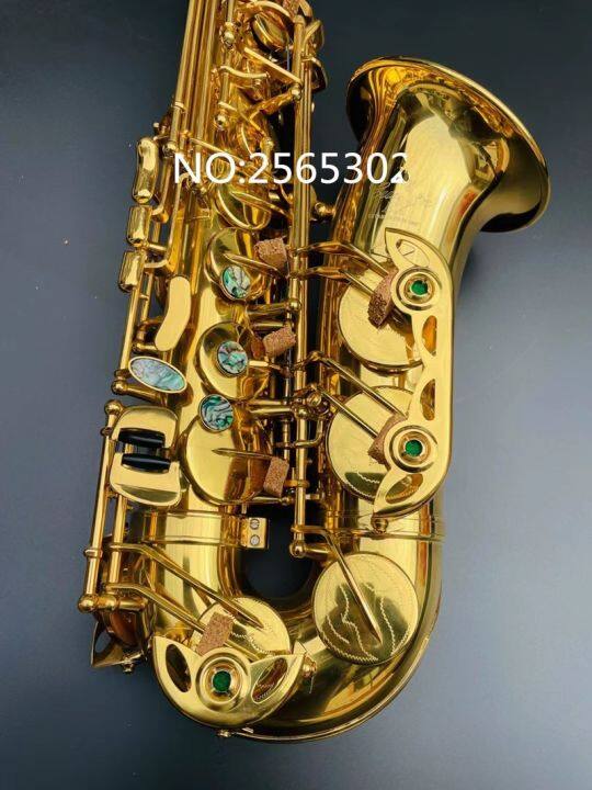 New Golden Alto Saxophone Yas Ex Custom Japan Brand Saxophone E Flat