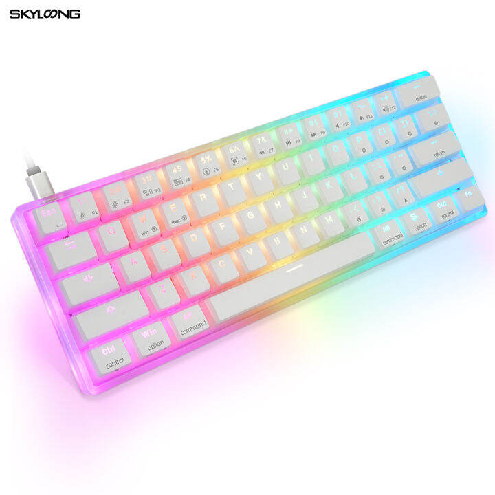 Skyloong Mini Portable 60 Mechanical Keyboard Wireless Bluetooth