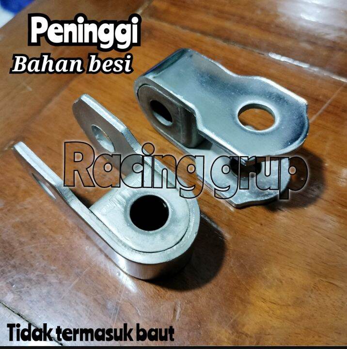 Peninggi Shock Shok Belakang Besi Plus Baut Motor Bebek Pu Baut Besi