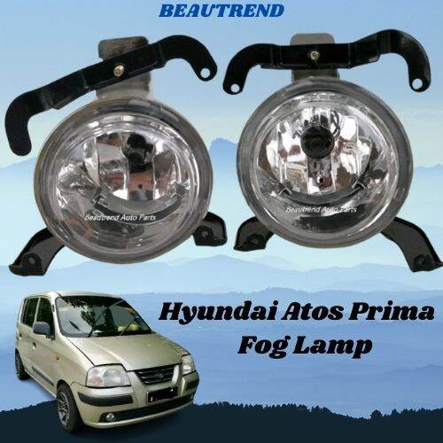 Hyundai Atos Prima Fog Lamp Sport Light Bumper Lamp Lampu Depan Kereta