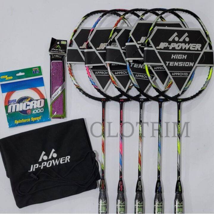 Lbs Gr Jp Power Aeropower Raket Badminton Original