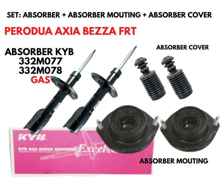 Absorber Front Kayaba Gas Absorber Mouting Absorber Cover For