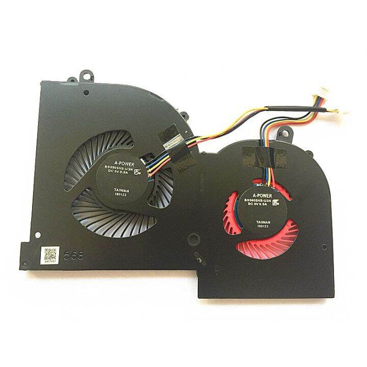 NEW Laptop CPU GPU Cooling Fan For MSI GS65VR GS65 Stealth 8SE 8SF 8SG