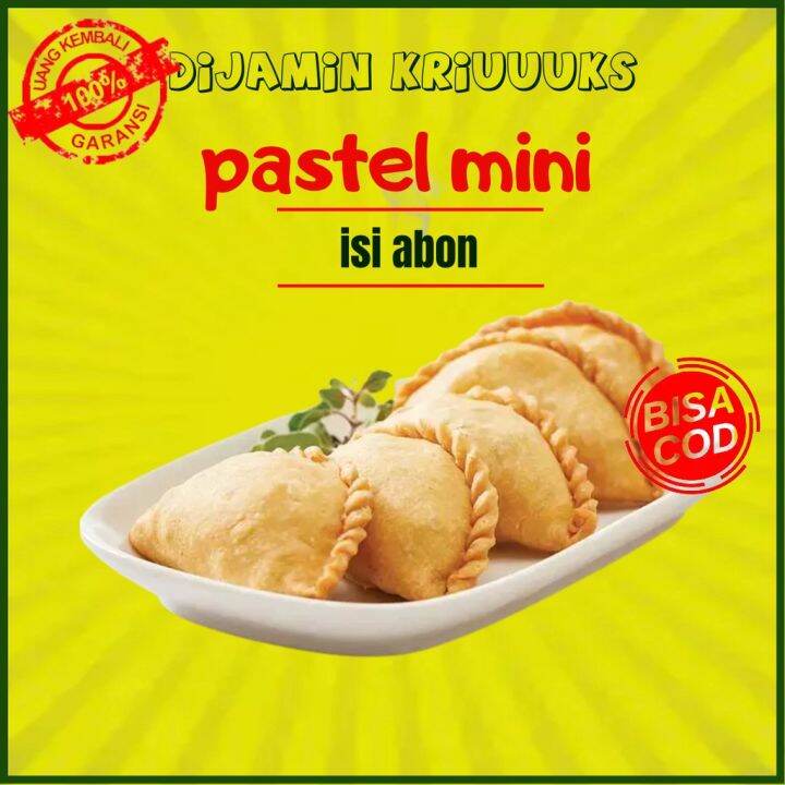 Pastel Abon Mini Kering Aneka Makanan Ringan Cemilan Camilan Jajan