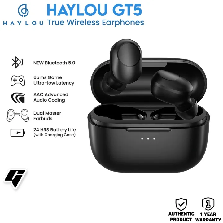 Haylou Gt Tws True Wireless Earbuds Dual Host Touch Control Bluetooth