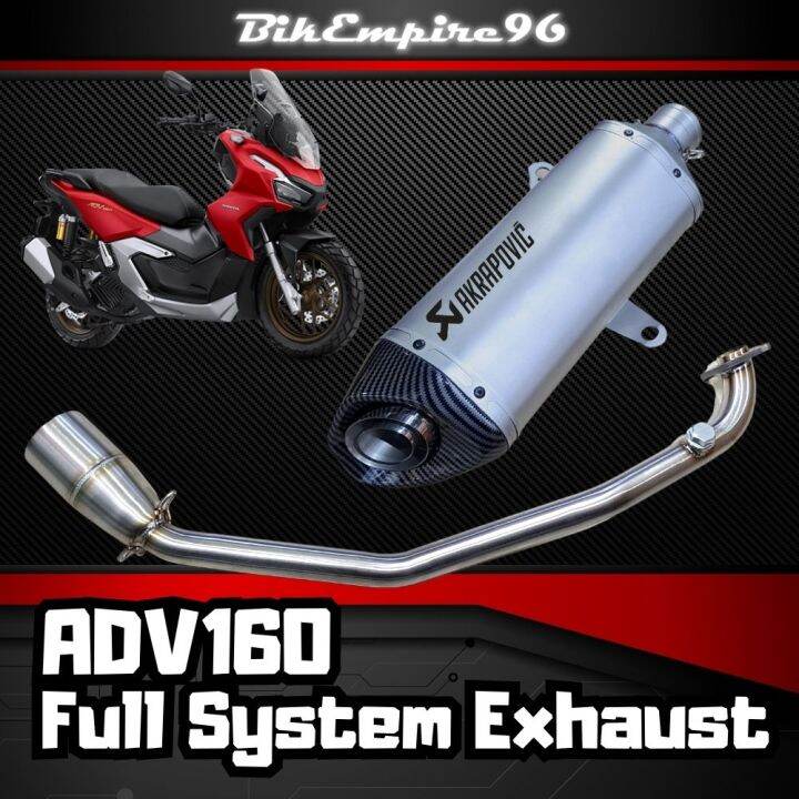 Honda Adv Full System Exhaust Quality Stainless Steel Mm Muffler