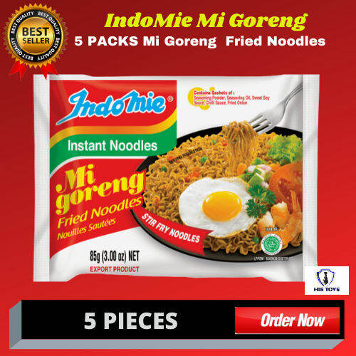 INDOMIE MI GORENG ORIGINAL FLAVOR 80G 5PCS 00062 Lazada PH