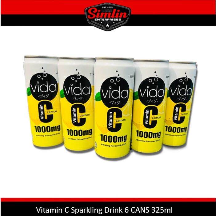 Cod Vida Vitamin C Lemon Sparkling Drink Ml Lazada Ph