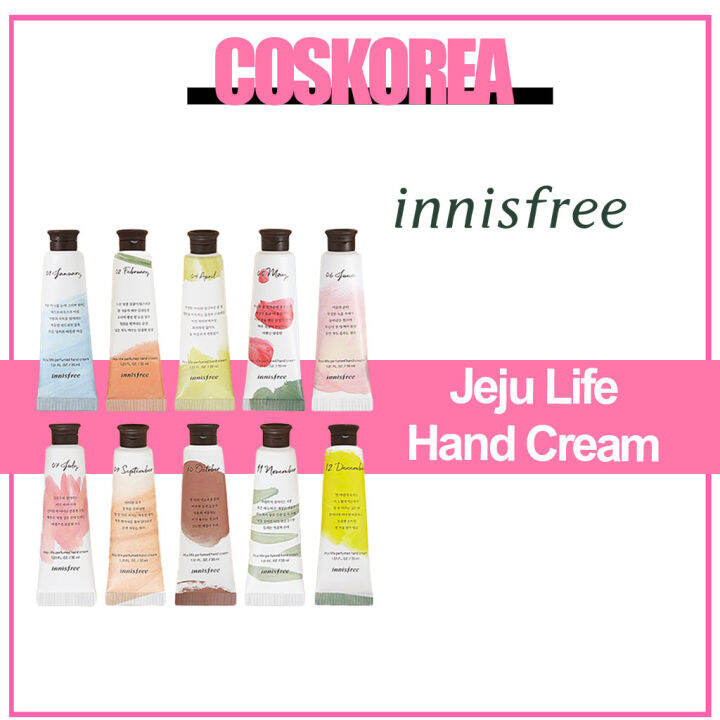 Innisfree Jeju Life Perfumed Hand Cream 7 Types 30ml Lazada