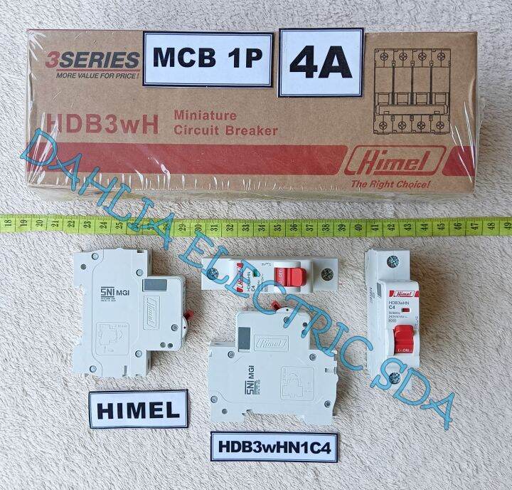 Mcb 1 PHASE 4A HIMEL SNI HDB3wHN1C4 Lazada Indonesia