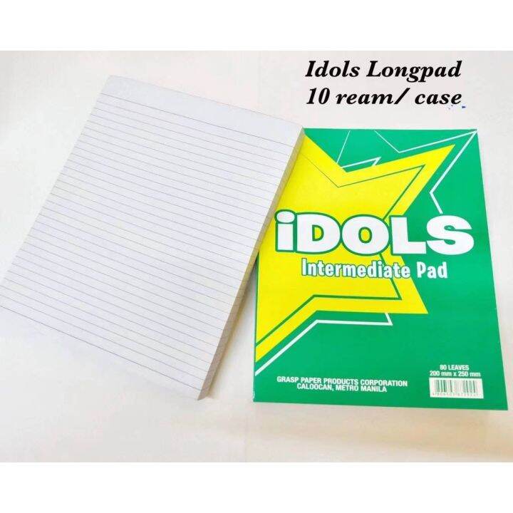 IDOLS INTERMEDIATE PAD PAPER Lazada PH