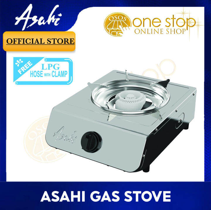 Asahi Cooking Stove Single Burner Stainless Steel Top Plate Gas Stove