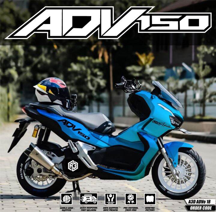 Cod Decal Sticker Adv Full Body Dekal Stiker Adv Fullbodi